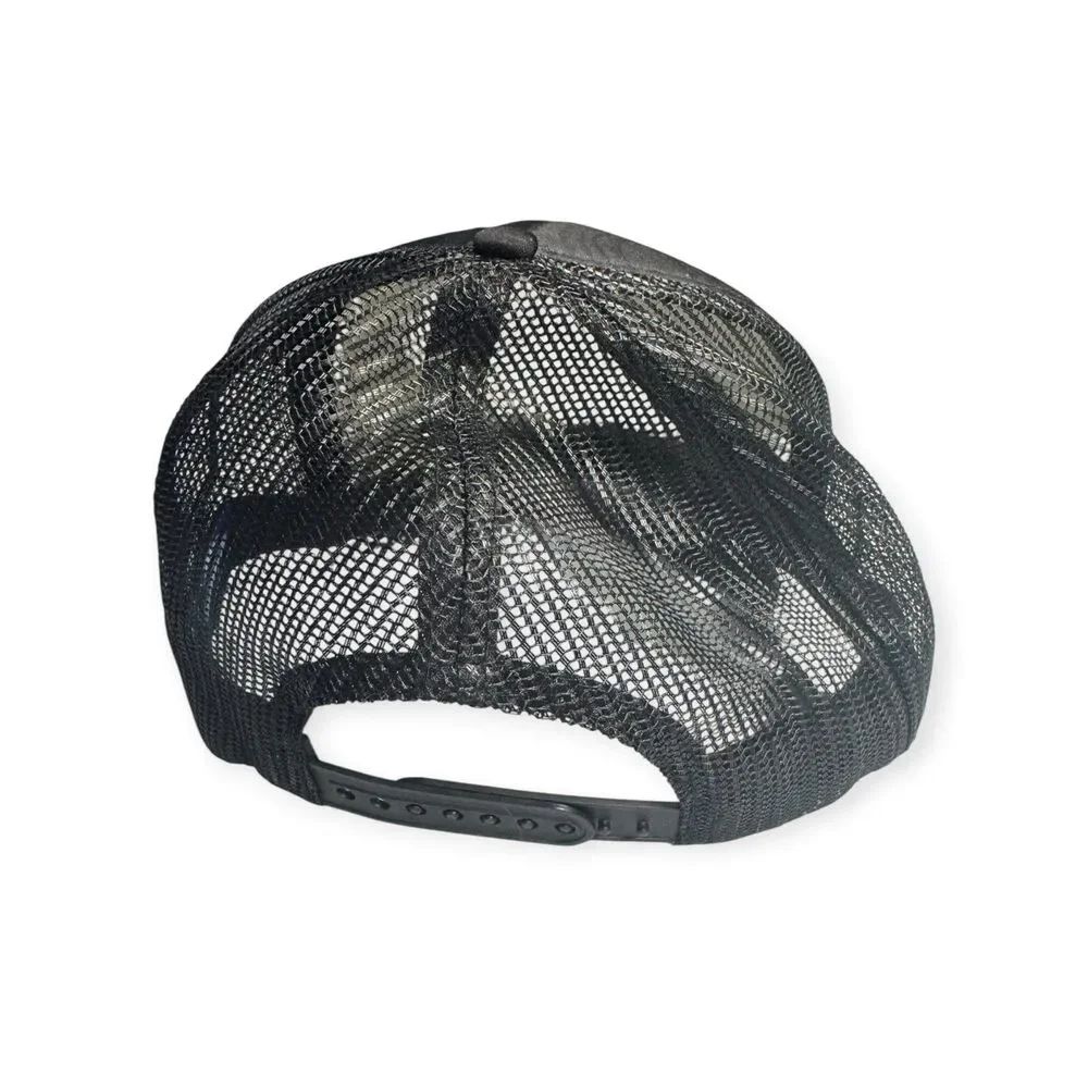 Hawaii Black Adjustable Hat Snapback Mesh Back